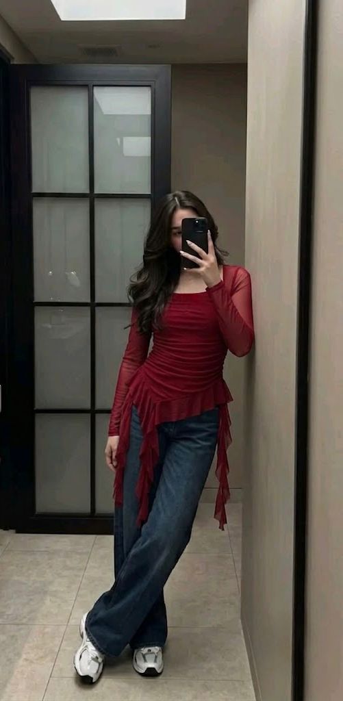 Amethyst Asymmetric Ruched Mesh Top 💜